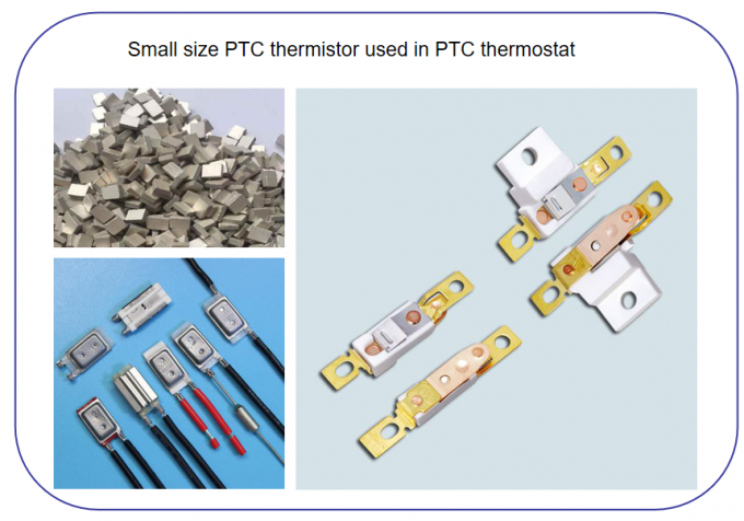 Calefatores bondes industriais do tamanho o menor, elemento de aquecimento 5*4 do PTC milímetro