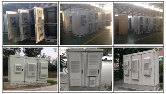 refrigerador do armário do ar 50Hz comprimido, condicionador de ar exterior 1000-2000 BTU/H do armário